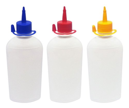 280 Frascos Plástico Branco Pet 400ml C/ Bico Aplicador Min
