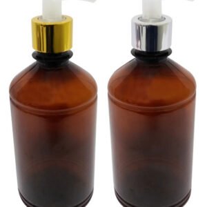 40 Frascos Plástico Âmbar 500ml Válvula Bico Pato L Far