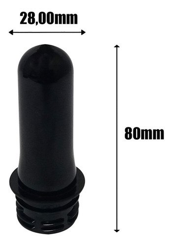 22 Preforma Âmbar 18ml Pet 17g Tubete 8cm Tamp Rosca Lacre - Imagem 5