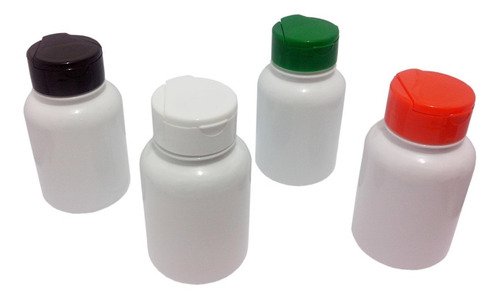 34 Frascos Plástico Branco Pet 150ml Tampa Fliptop Cap Sup - Imagem 4