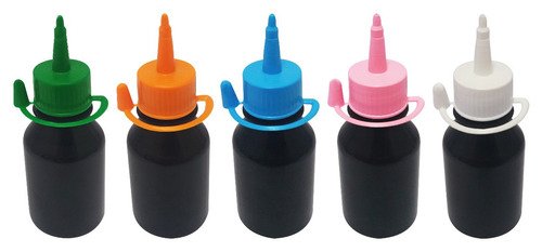 190 Frascos Plásticos Âmbar Pet 100ml Tampa Bico Aplicador - Imagem 2