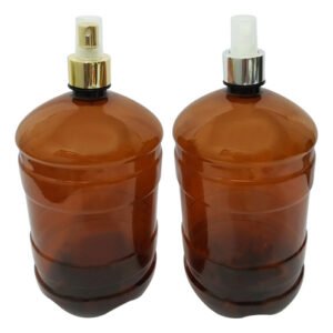 22 Frascos Plásticos Âmbar Pet 2l Com Válvula Spray L Gro