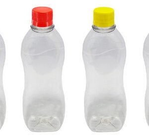 17 Frasco Plástico Cristal Pet 360ml Tampa S Batoque Cat