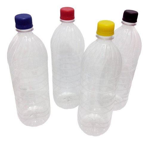 122 Frasco Plástico Cristal Pet 1l Tampa S Batoque Suc
