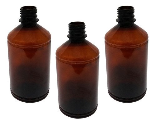 212 Frasco Plástico Âmbar Pet 500ml Tampa L Batoque Far - Imagem 4
