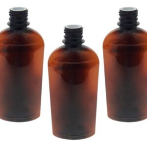 285 Frasco Plástico Âmbar Pet 400ml Batoque 12 Furos Min