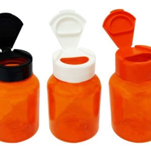 34 Frascos Plástico Laranja Pet 150ml Tampa Fliptop Cap Sup