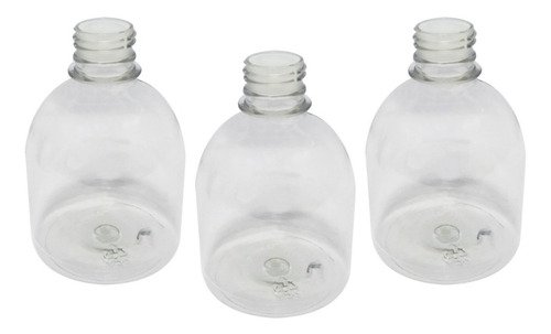 18 Frasco Plástico Cristal Pet 300ml Batoque 12 Furos Sab