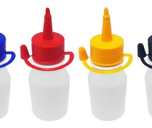 45 Frascos Plásticos Branco Pet 100ml Tampa Bico Aplicador