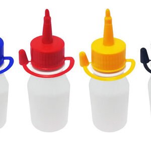 520 Frascos Plásticos Branco Pet 60ml Tampa Bico Aplicador