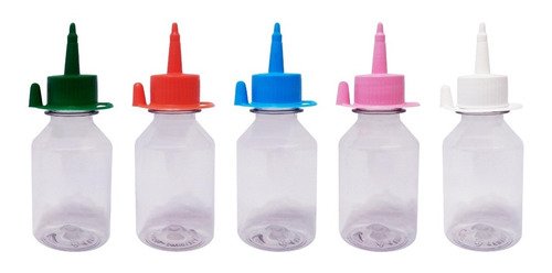 693 Frascos Plástico Cristal Pet 150ml C/ Bico Aplicador Far - Imagem 2
