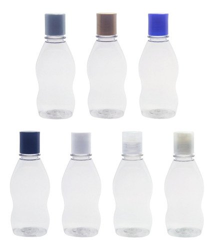 34 Frascos Plástico Cristal Pet 190ml C/ Tampa Disktop Mol - Imagem 2