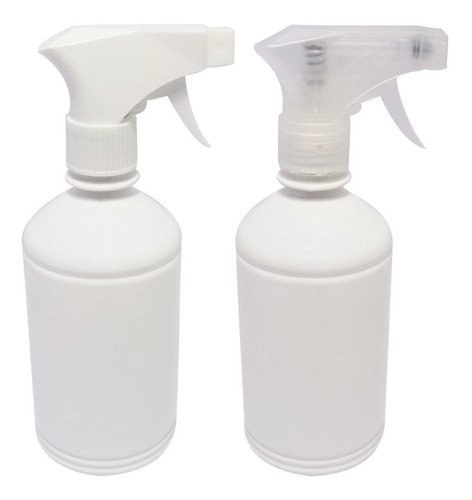 40 Frascos Plásticos Branco Pet 500ml Válvula Gatilho Far