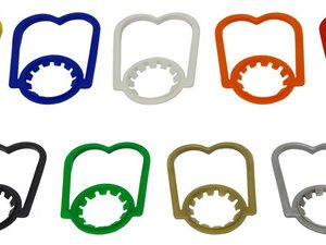 2800 Alças Plásticas Coloridas 2 Dedos Simples Para Bocal 28