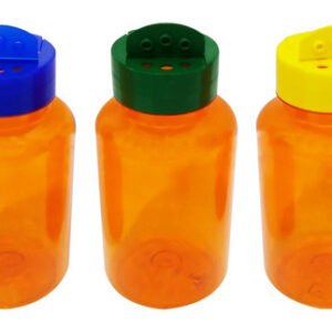 450 Frasco Plástico Laranjado Pet 240ml Tempero Fliptop Sup