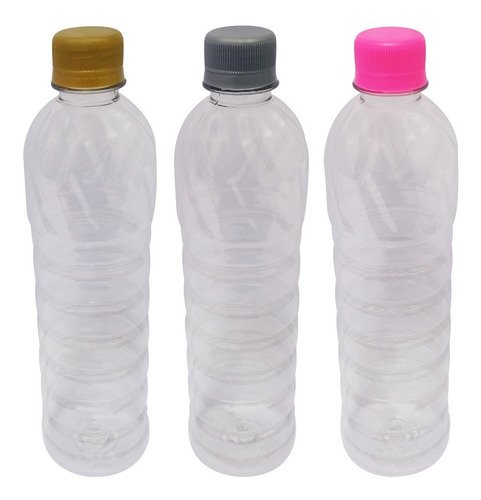45 Frasco Plástico Cristal Pet 500ml Tampa S Batoque Lim - Imagem 3