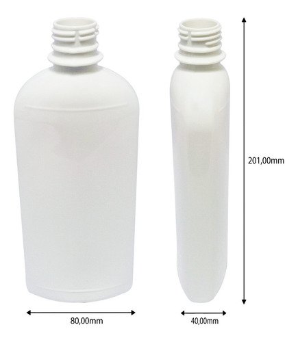 16 Frasco Plástico Branco Pet 400ml Tamp Dosadora 20ml Min - Imagem 6