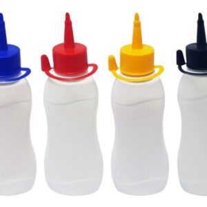 30 Frascos Plástico Branco Pet 200ml C/ Bico Aplicador Cat