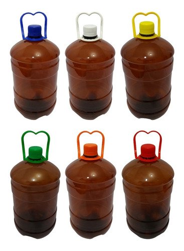 225 Frasco Plástico Âmbar Pet 2l Cerveja Tampa Alça Growler - Imagem 3