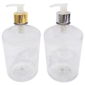 6 Frascos Plásticos Cristal 1l Válvula Bico De Pato L Sab