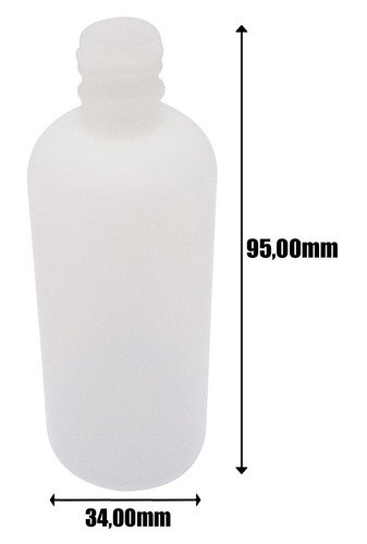 310 Frasco Plástico Incolor Pe 60ml C Tampa Lacre Gotejador - Imagem 4
