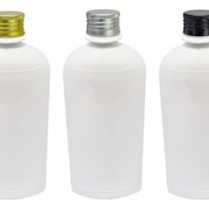 64 Frascos Plástico Branco Pet 400ml Tampa Aluminio S/ Min