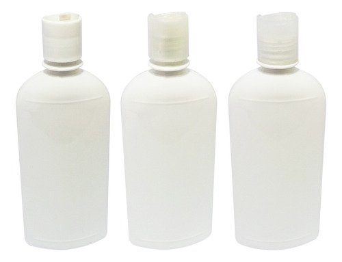 135 Frascos Plástico Branco Pet 400ml C/ Tampa Disktop Min - Imagem 2