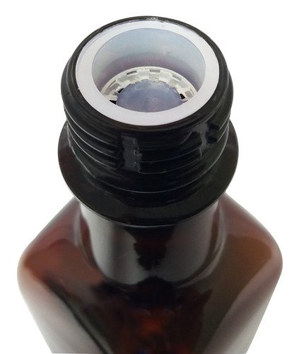 122 Frasco Plástico Âmbar Pet 500ml Azeite Tampa L Batoque - Imagem 3