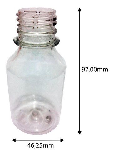 900 Frasco Plástico Cristal Pet 100ml Tampa S Batoque Far - Imagem 8
