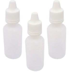 1300 Frasco Plástico Incolor Pe 20ml C Tampa Lacre Gotejador