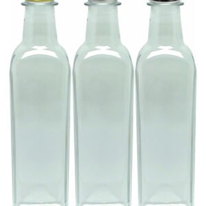 49 Frascos Plástico Cristal Pet 500ml Tampa Aluminio S/ Aze