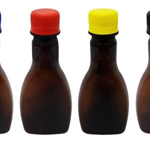378 Frasco Plástico Âmbar Pet 200ml Tampa S Batoque Mol