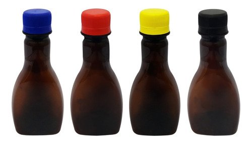 378 Frasco Plástico Âmbar Pet 200ml Tampa S Batoque Mol