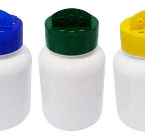 34 Frascos Plástico Branco Pet 150ml Tempero Fliptop Sup