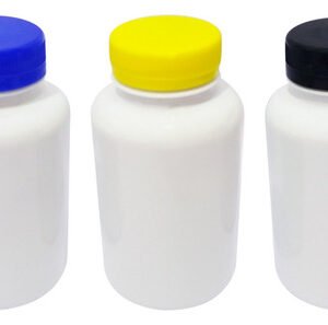 450 Frascos Plástico Branco Pet 240ml Tampa Rosca Lacre Sup