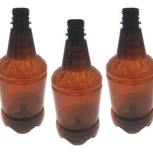 65 Frascos Plásticos Âmbar Pet De 750ml Sem Tampas Gr2