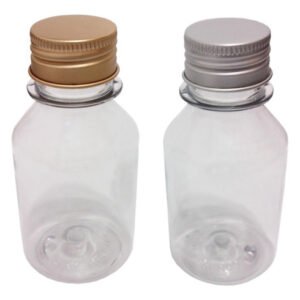 42 Frasco Plástico Cristal Pet 100ml Tampa L Batoque Far