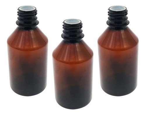 171 Frasco Plástico Âmbar Pet 250ml Tampa L Batoque Far - Imagem 2