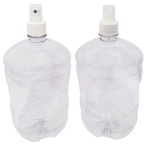9 Frascos Plásticos Cristal Pet 2l Com Válvula Spray S Gro