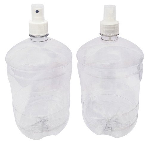 9 Frascos Plásticos Cristal Pet 2l Com Válvula Spray S Gro
