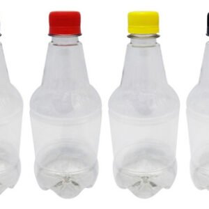 40 Frascos Plástico Cristal Pet 500ml Tampa Rosca Lacre Gr2