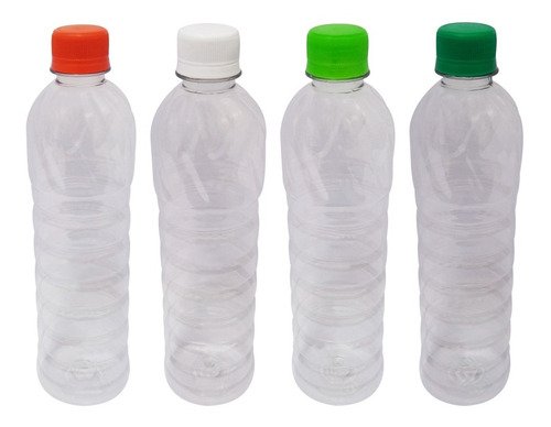 45 Frasco Plástico Cristal Pet 500ml Tampa S Batoque Lim - Imagem 2