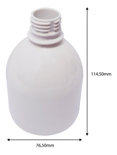 160 Frascos Plástico Branco Pet 300ml C/ Bico Aplicador Sab - Imagem 6