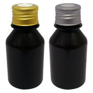 939 Frasco Plástico Âmbar Pet 100ml Tampa Difusor C/ F Far