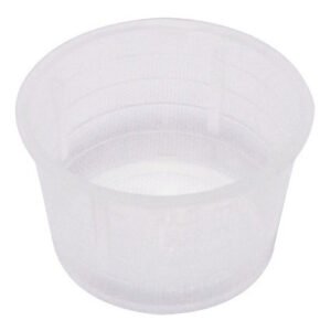 140 Copos De Medida Dosador Plástico Incolor 10ml Bocal 24