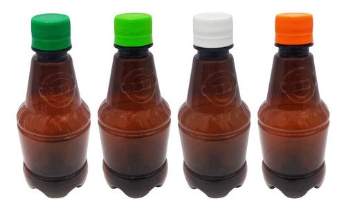 306 Frascos Plástico Âmbar Pet 300ml Cerveja Tampa Lacre Gr2 - Imagem 2