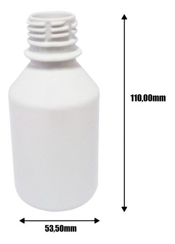660 Frascos Plástico Branco 150ml Válvula Bico Pato S Far - Imagem 5