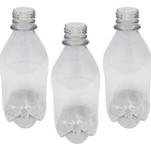 149 Frasco Plástico Cristal Pet 350ml Batoque 12 Furos Agu