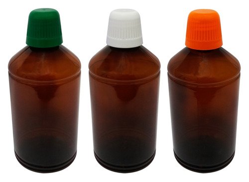 108 Frasco Plástico Âmbar Pet 500ml Tamp Dosadora 20ml Far - Imagem 2