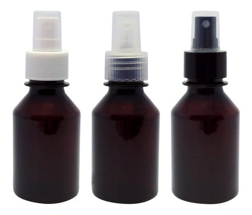 300 Frascos Plásticos Âmbar Pet 150ml Válvula Spray S Far